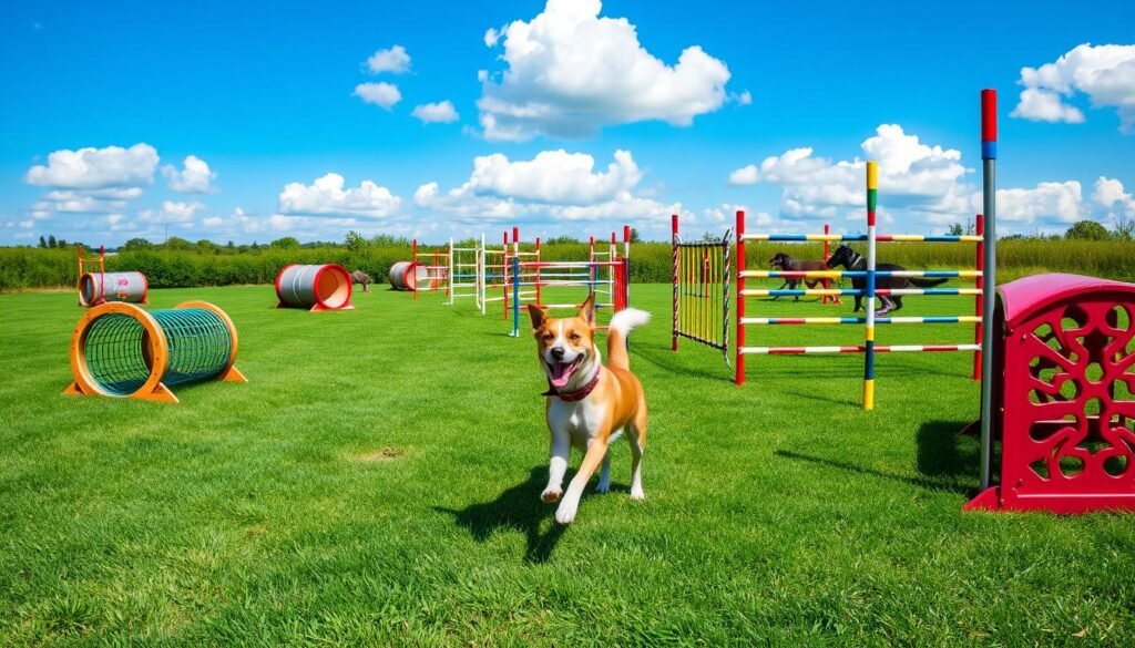 dog agility training